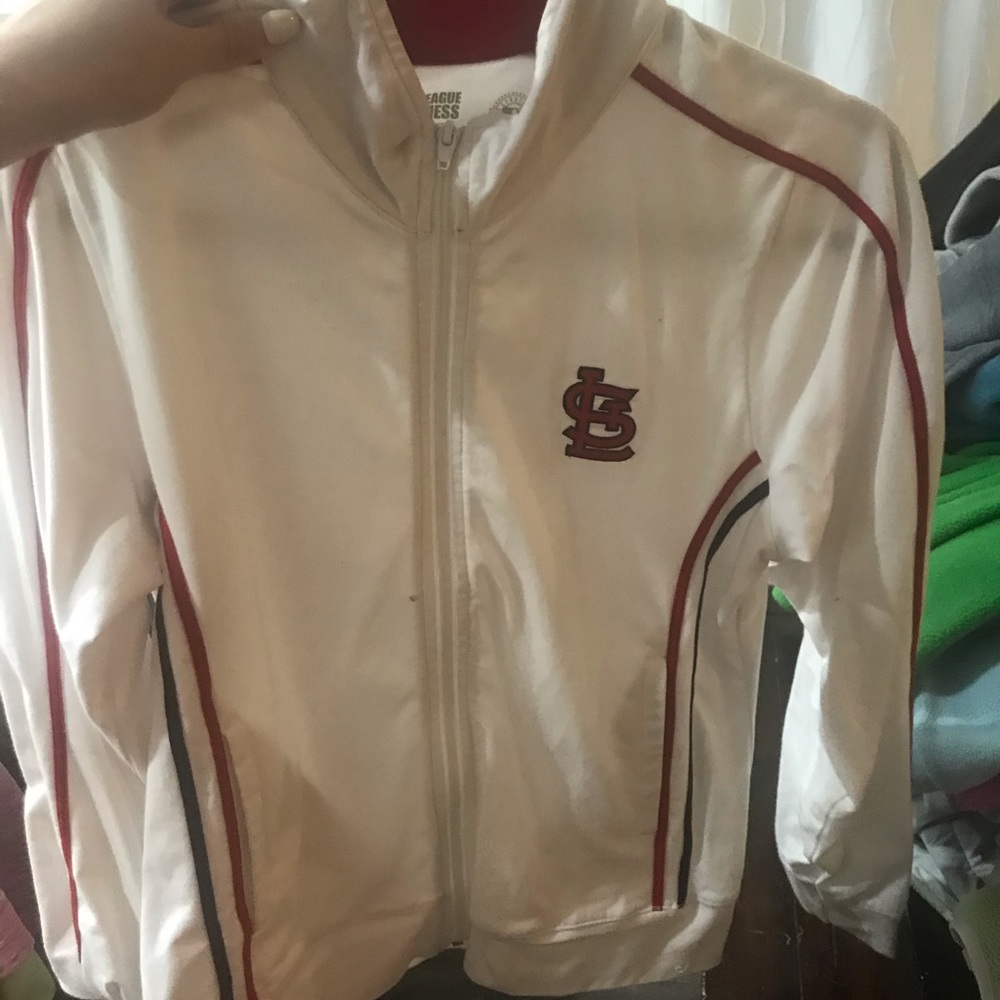 Major league fitness zip up Stl cardinals jacket